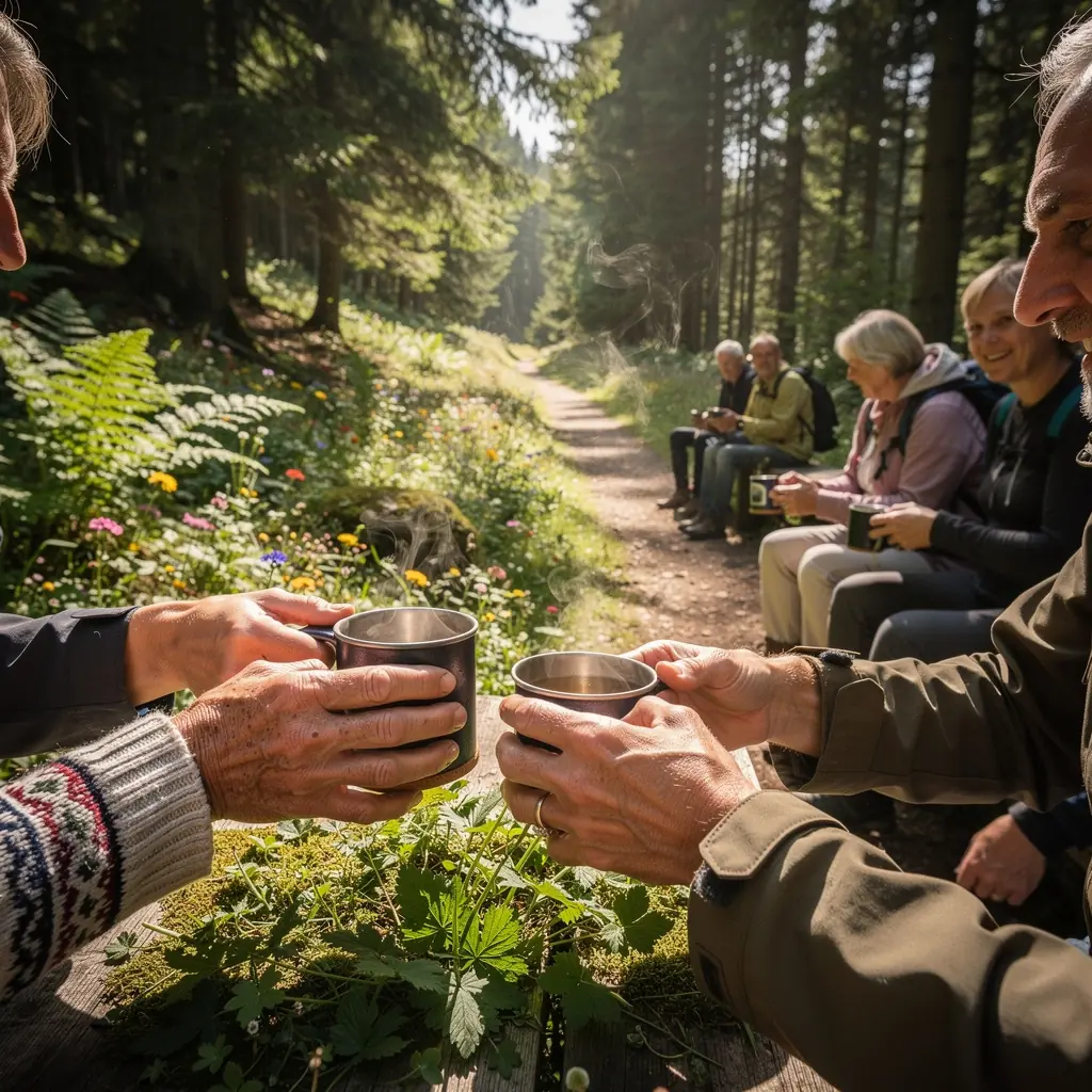 Zelený čaj s bylinkami z tradičných slovenských lúk